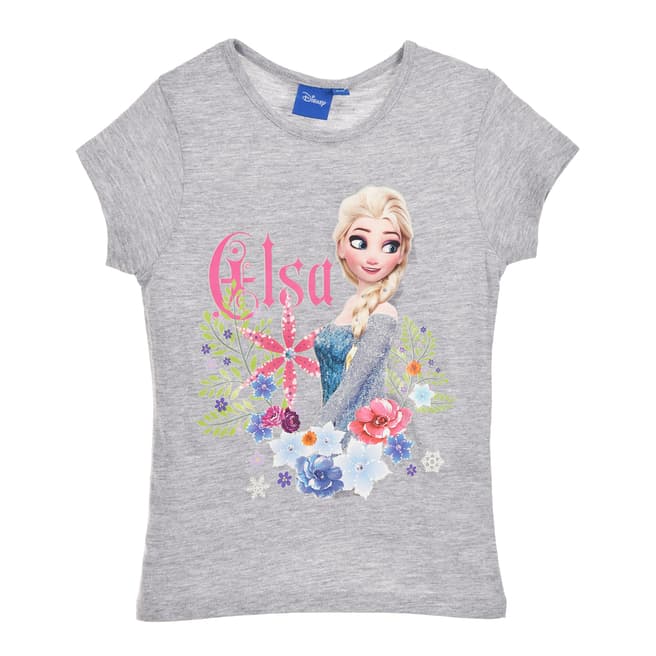Disney Girls Grey Frozen T Shirt