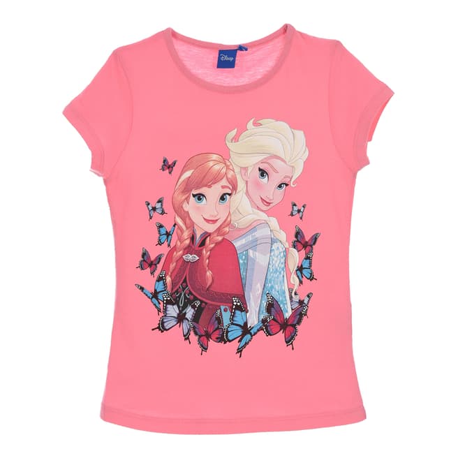 Disney Girls Frozen Pink T Shirt
