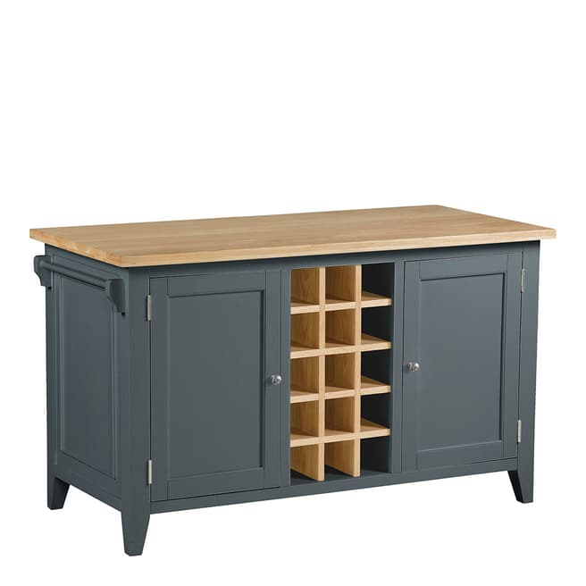 Corndell Quality Furniture Tetbury Kitchen Island Oak Top