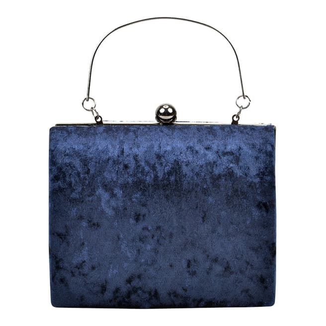 Anna Luchini Blue Clutch Bag