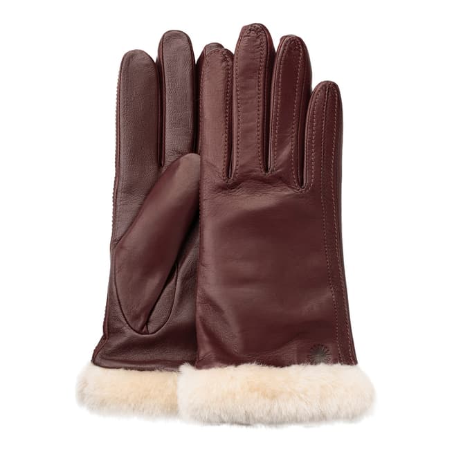 UGG Mahogany Classic Leather Smart Gloves