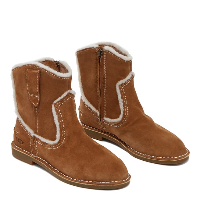 UGG Chestnut Catica Western Ankle Boot