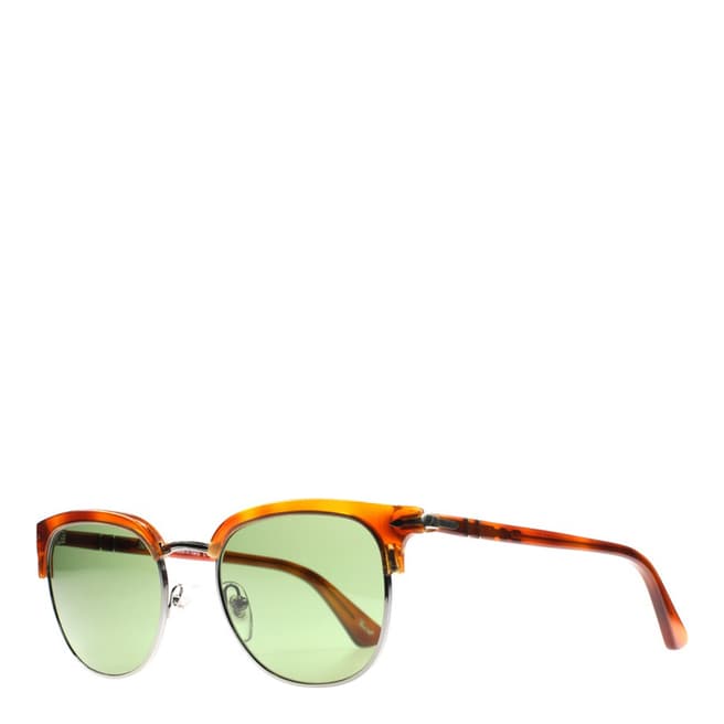 Persol Men's Brown / Green Persol Sunglasses 51mm