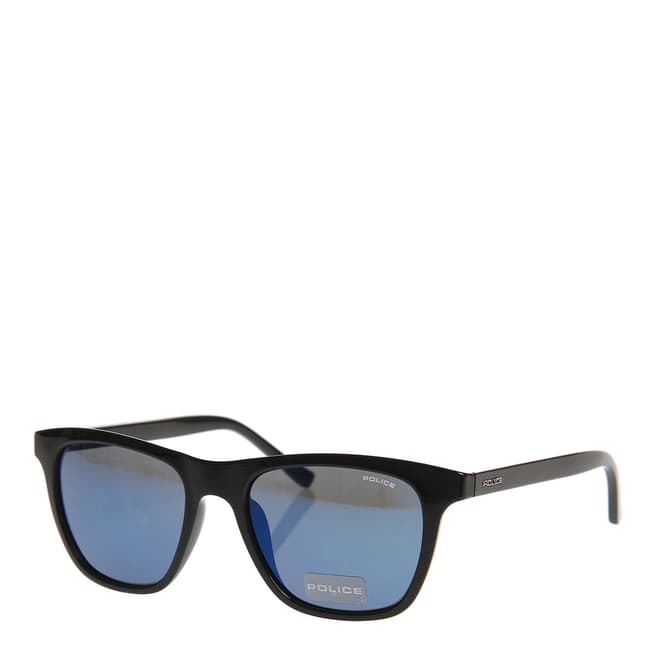 Police Men's Black / Blue Mirrored Police Sunglasses 53mm