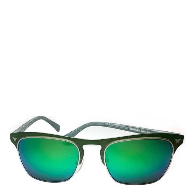 Police Men's Green Mirrored Police Sunglasses 54mm