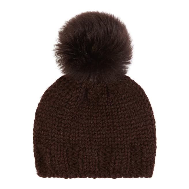Gushlow & Cole Brown Hand Knit Beanie