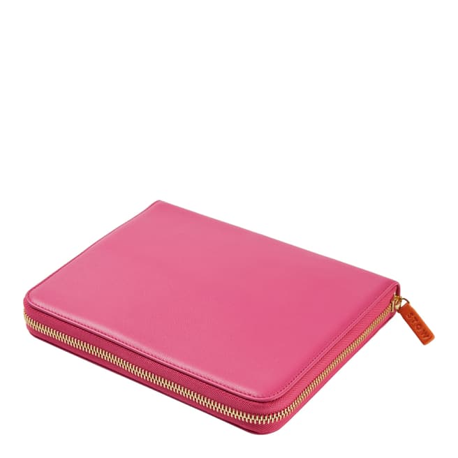 Stow Miami Pink The First Class Leather Tech Case