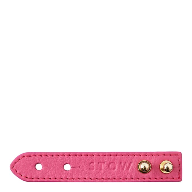 Stow Miami Pink Luxury Leather Cable Tidy
