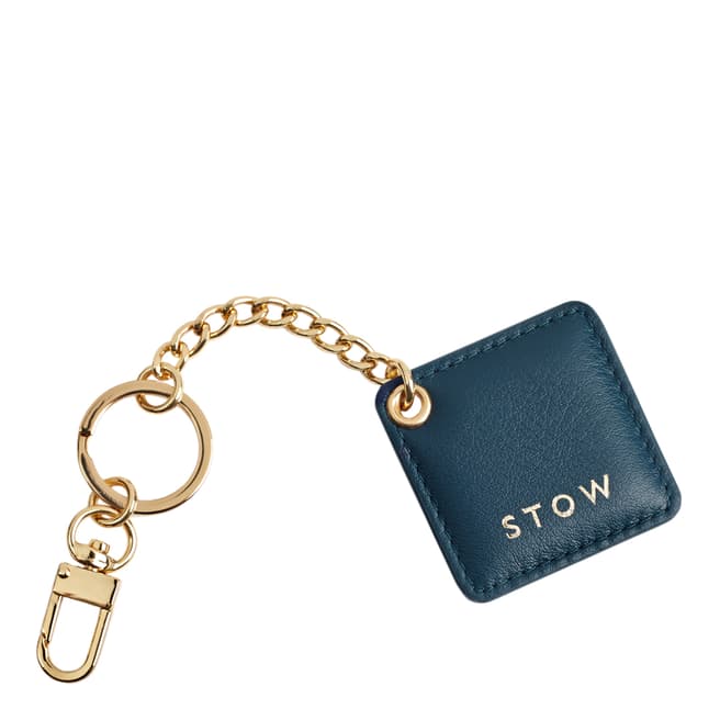 Stow Emerald Green Square Key Ring