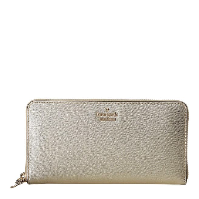 Kate Spade Gold Cameron Street Lacey Wallet