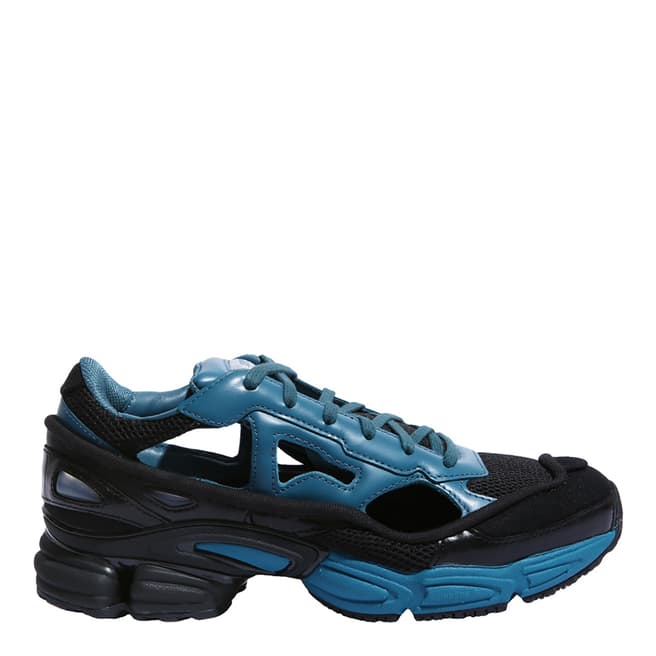 Adidas By Raf Simons Black & Blue RS Replicant Ozweego Sneakers  