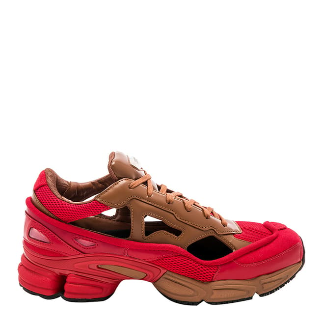 Adidas By Raf Simons Scarlet & Rust RS Replicant Ozweego Sneakers  
