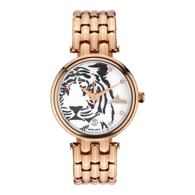 Richtenburg Women's Redgold Tiger Stainless Steel Quartz Watch