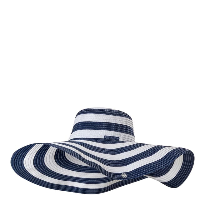 Seaspray Navy Seaspray Stripe Sun Hat