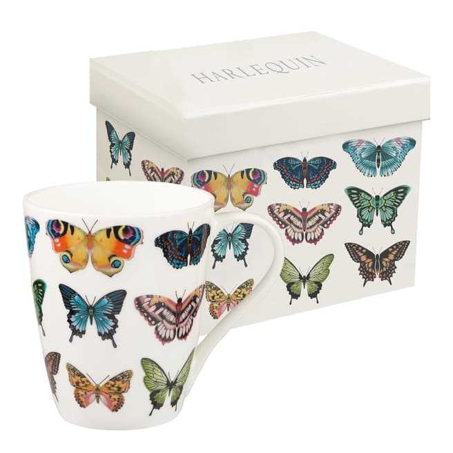 Harlequin Papaya Papilio Mug with Gift Box