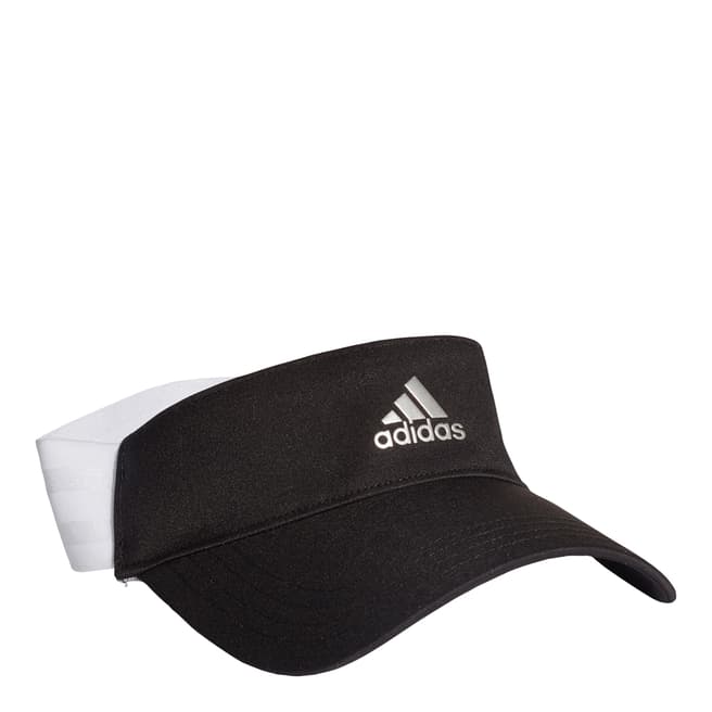 Adidas Golf Black 3-Stripes Visor