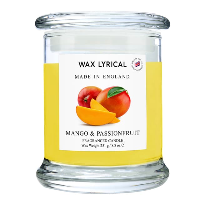 Wax Lyrical Jar Candle, Mango & PassionFruit, Made in England