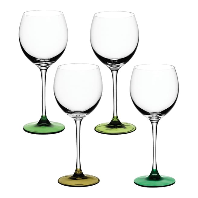 LSA Set of 4 Left Coro Wine Glasses, 400ml