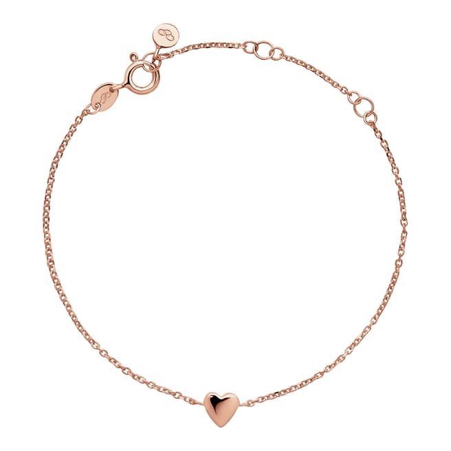 Links of London Rose Gold Vermeil Heart Bracelet