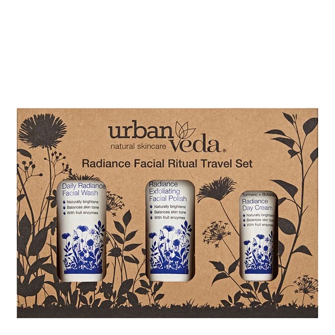 Urban Veda Radiance Face Ritual Travel Set 