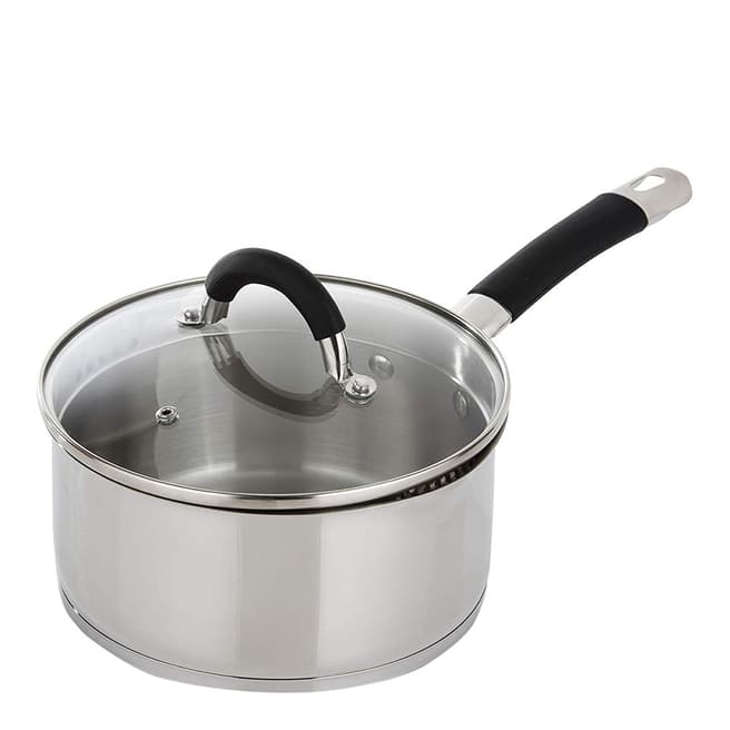Morphy Richards Stainless Steel Saucepan with Pouring Lid, 20cm