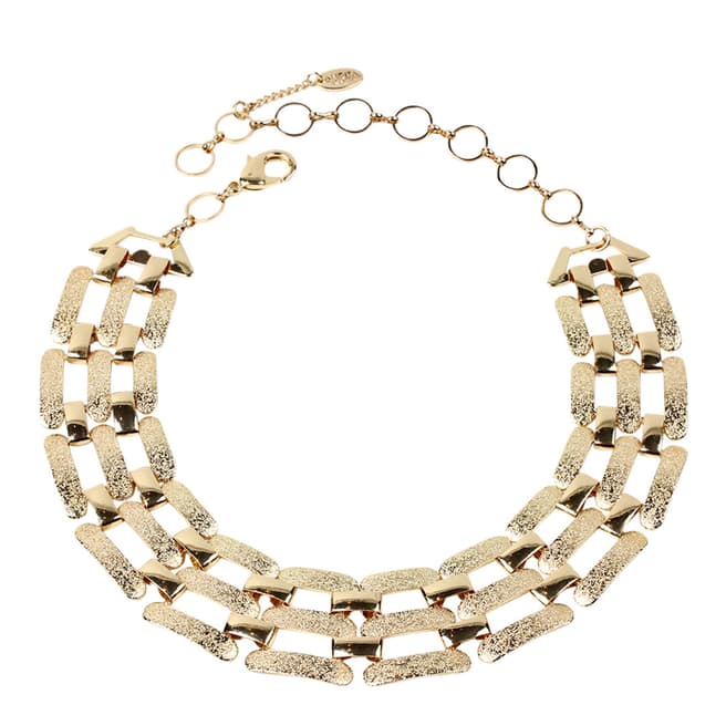 Amrita Singh Gold Tone Collar Necklace