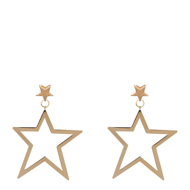 Amrita Singh Gold Tone Star Earrings