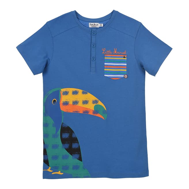 Little Marcel Kids Blue Toucan T Shirt