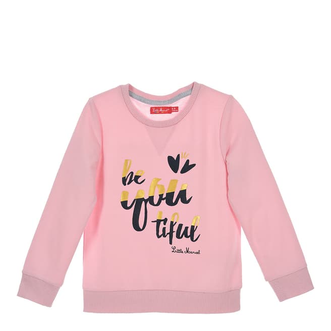 Little Marcel Kids Pink Graphic Sweatshirt