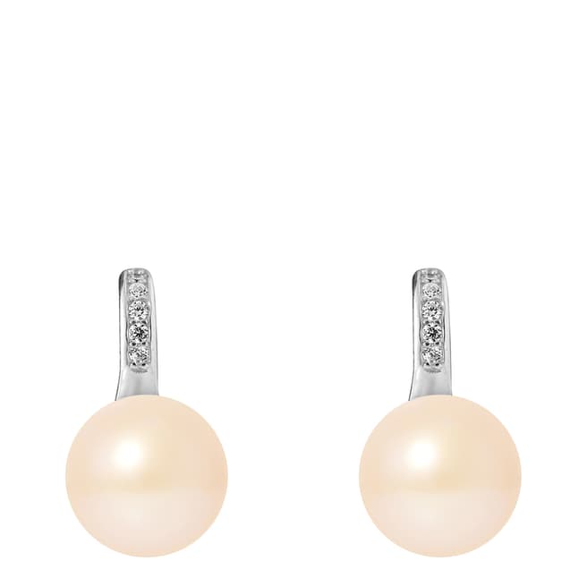 Mitzuko Pink Pearl Silver Earrings