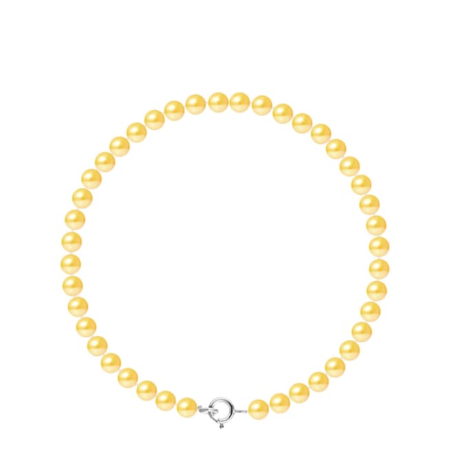 Mitzuko Yellow Gold Pearl Ring 7-8mm