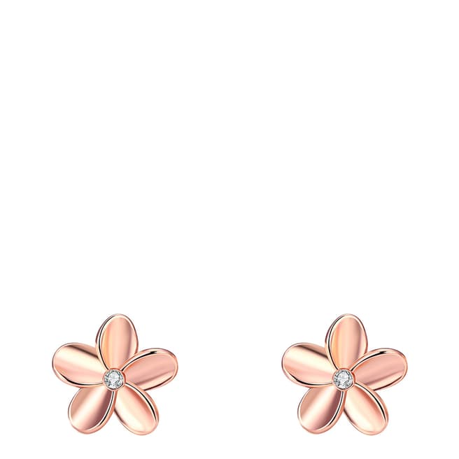 Liv Oliver Rose Gold Daisy Stud Earrings