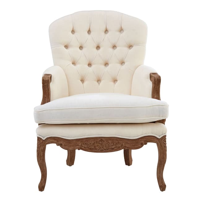 Fifty Five South Loire Armchair, White