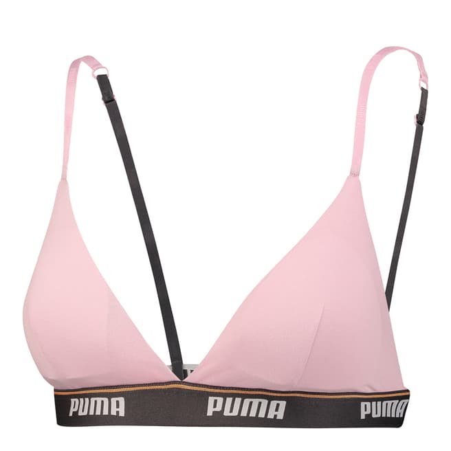 Puma Pink Puma Triangle Padded  Bralette