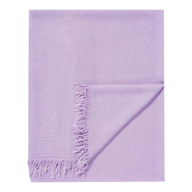 Pure Collection Lilac Ultra Soft Gauzy Scarf