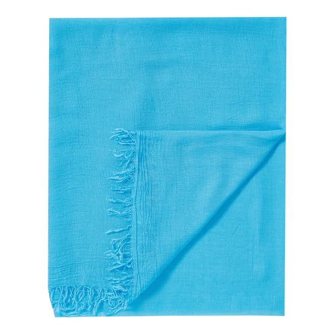 Pure Collection Turquoise Ultra Soft Gauzy Scarf