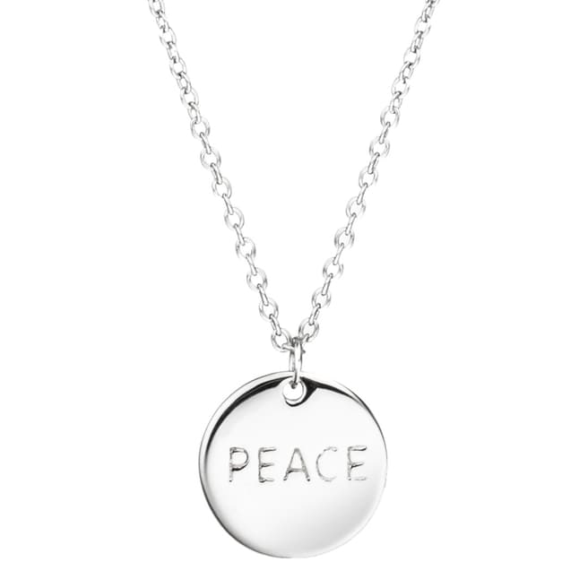 Carat 1934 Sterling Silver Peace Necklace