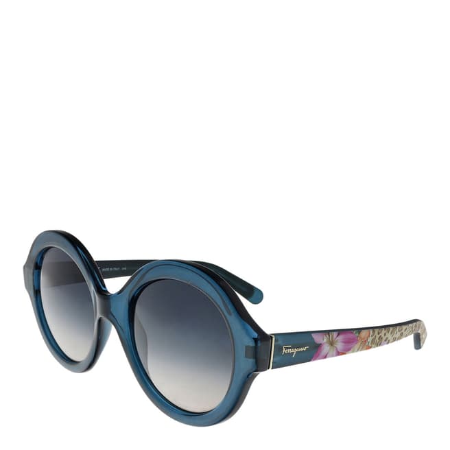 Ferragamo Women's Blue Salvatore Ferragamo Sunglasses 54mm