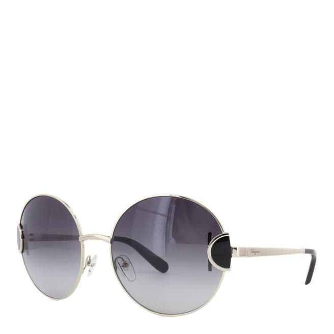 Ferragamo Women's Light Gold/Black Salvatore Ferragamo Sunglasses 59mm