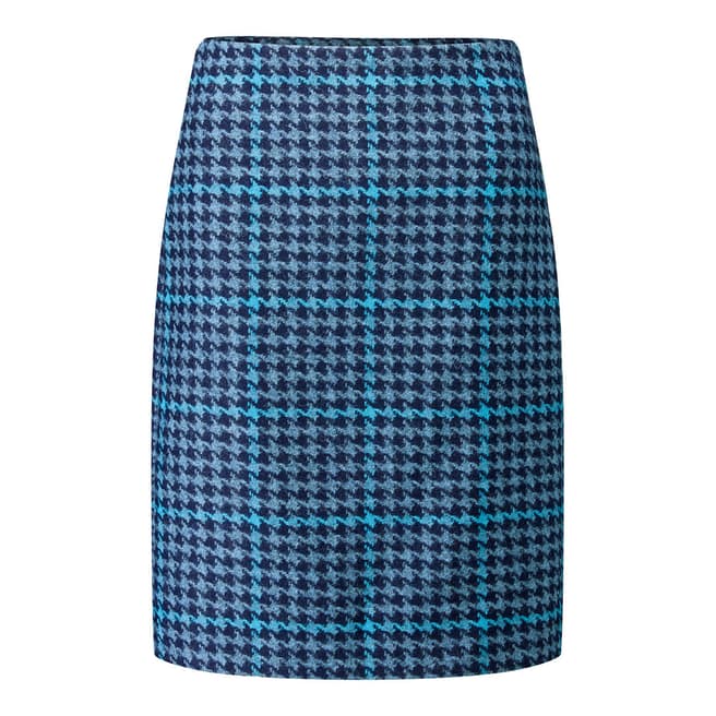 Pure Collection Multi A Line Wool Skirt