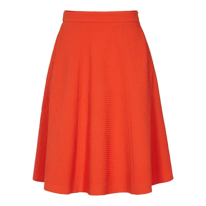 Reiss Orange Hannah Textured Skirt