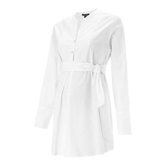 Isabella Oliver Pure White Granville Maternity Shirt
