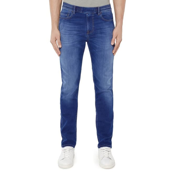 7 For All Mankind Mid Blue Ryan Stretch Pant