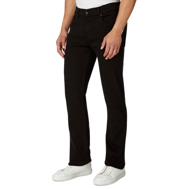 7 For All Mankind Black Luxe Plus Stretch Slim Jeans