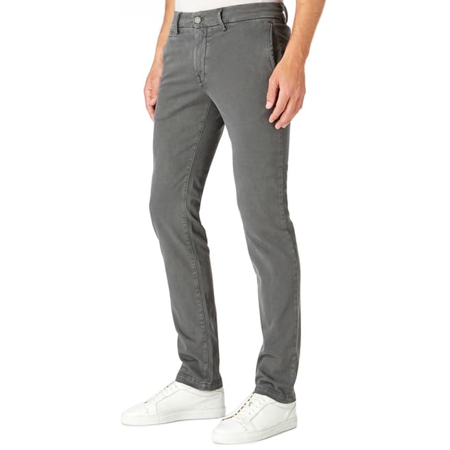 7 For All Mankind Graphite Luxe Sateen Stretch Extra Slim Chinos