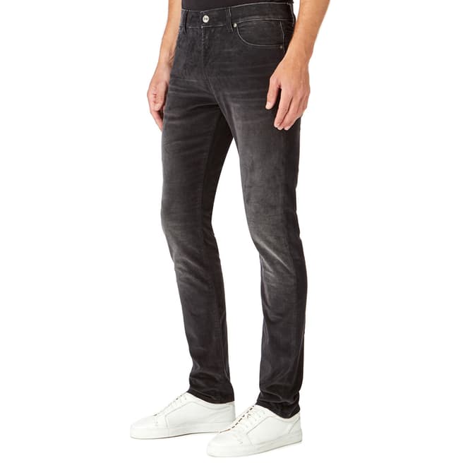 7 For All Mankind Charcoal Ronnie Stretch Skinny Jeans