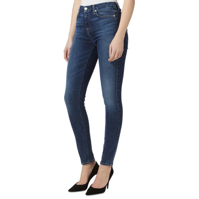 7 For All Mankind Dark Blue Classic Stretch Skinny Jeans