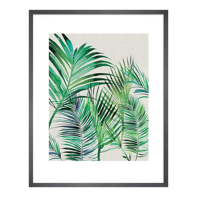 Summer Thornton Palm Leaves 40x50cm Framed Print