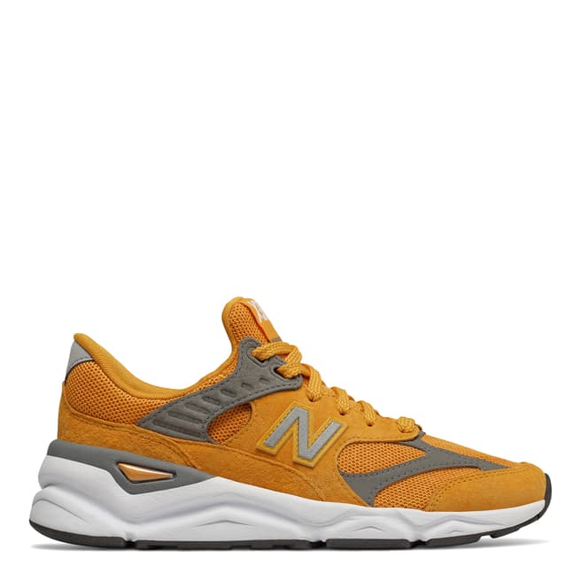 New Balance Orange Mesh X90 Sneakers