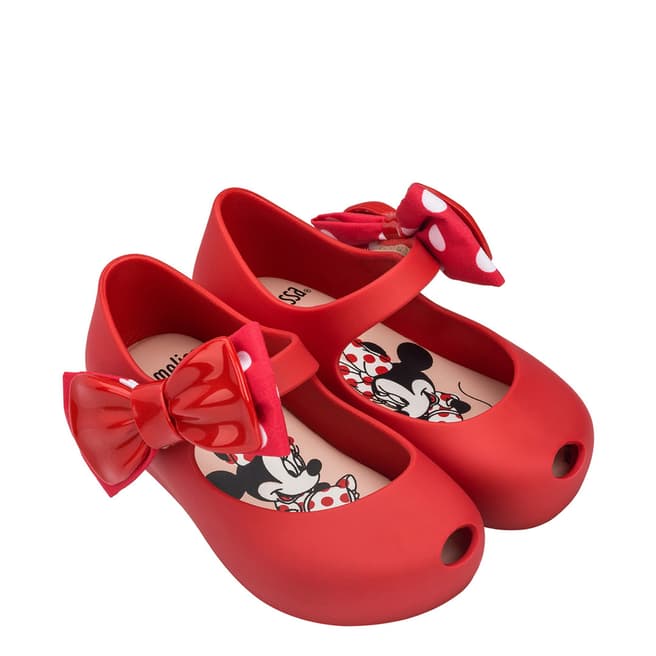 Mini Melissa Mini Red Disney Ultra Bow Shoe